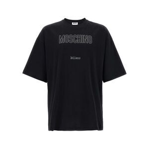 Moschino Men's Rhinestone Logo T-Shirt